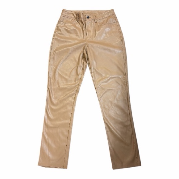 WOMEN'S JOSEPH RIBKOFF | FAUX LEATHER SLIMMING PANTS - Picture 6 of 9